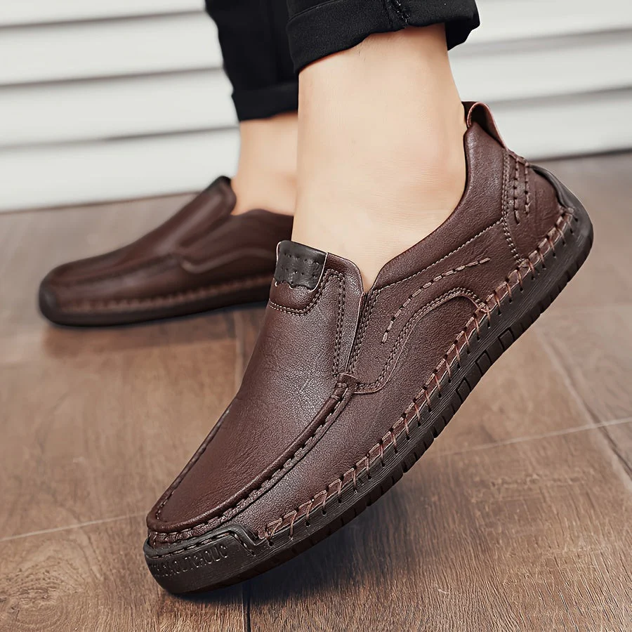 Mocassins décontractés pour homme style anglais – chaussures de ville confortables à enfiler - Image 7
