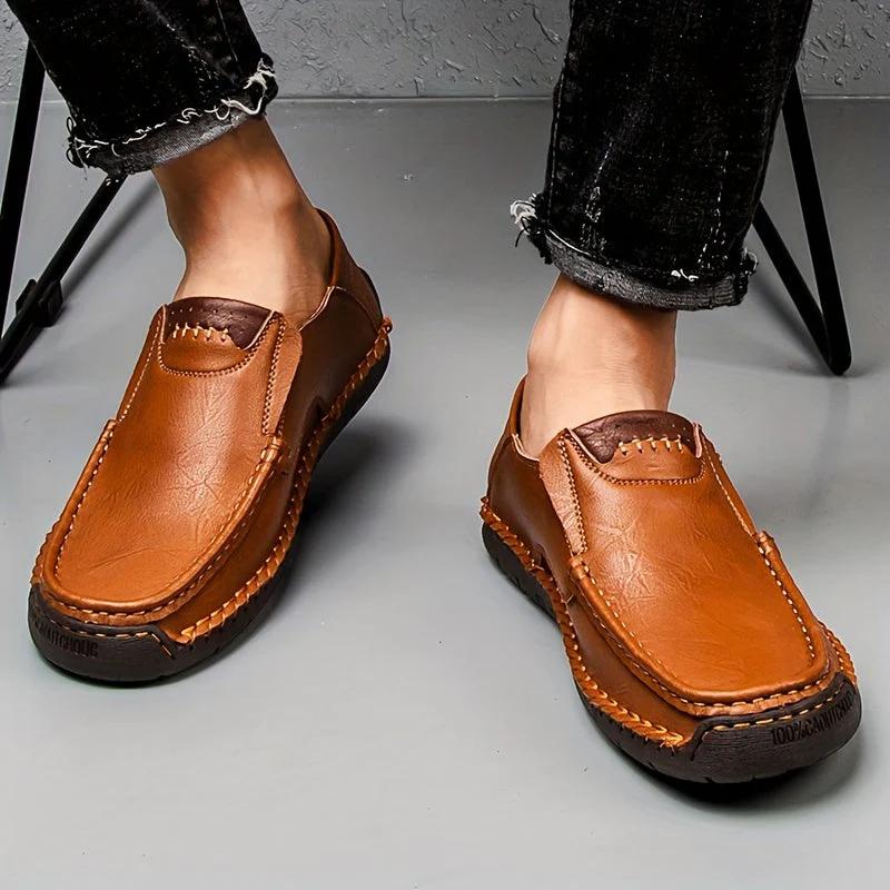 Mocassins décontractés homme style vintage pour usage quotidien - Image 4