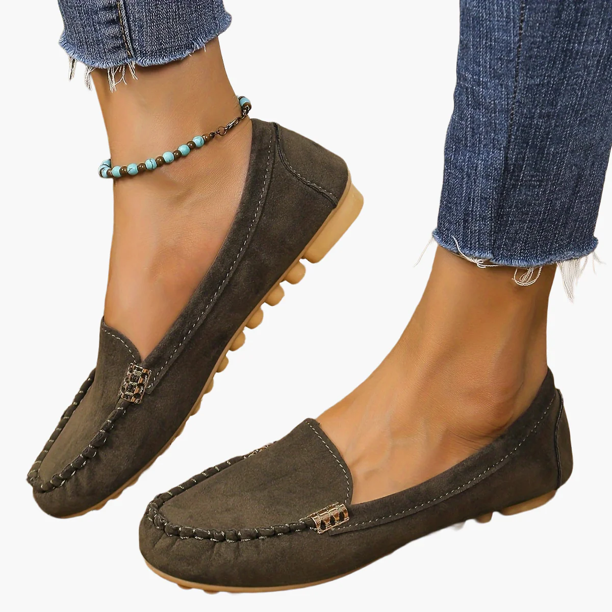 Mocassins décontractés pour femme style bateau confort urbain - Image 14