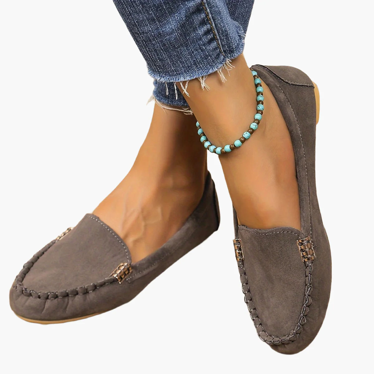 Mocassins décontractés pour femme style bateau confort urbain - Image 15