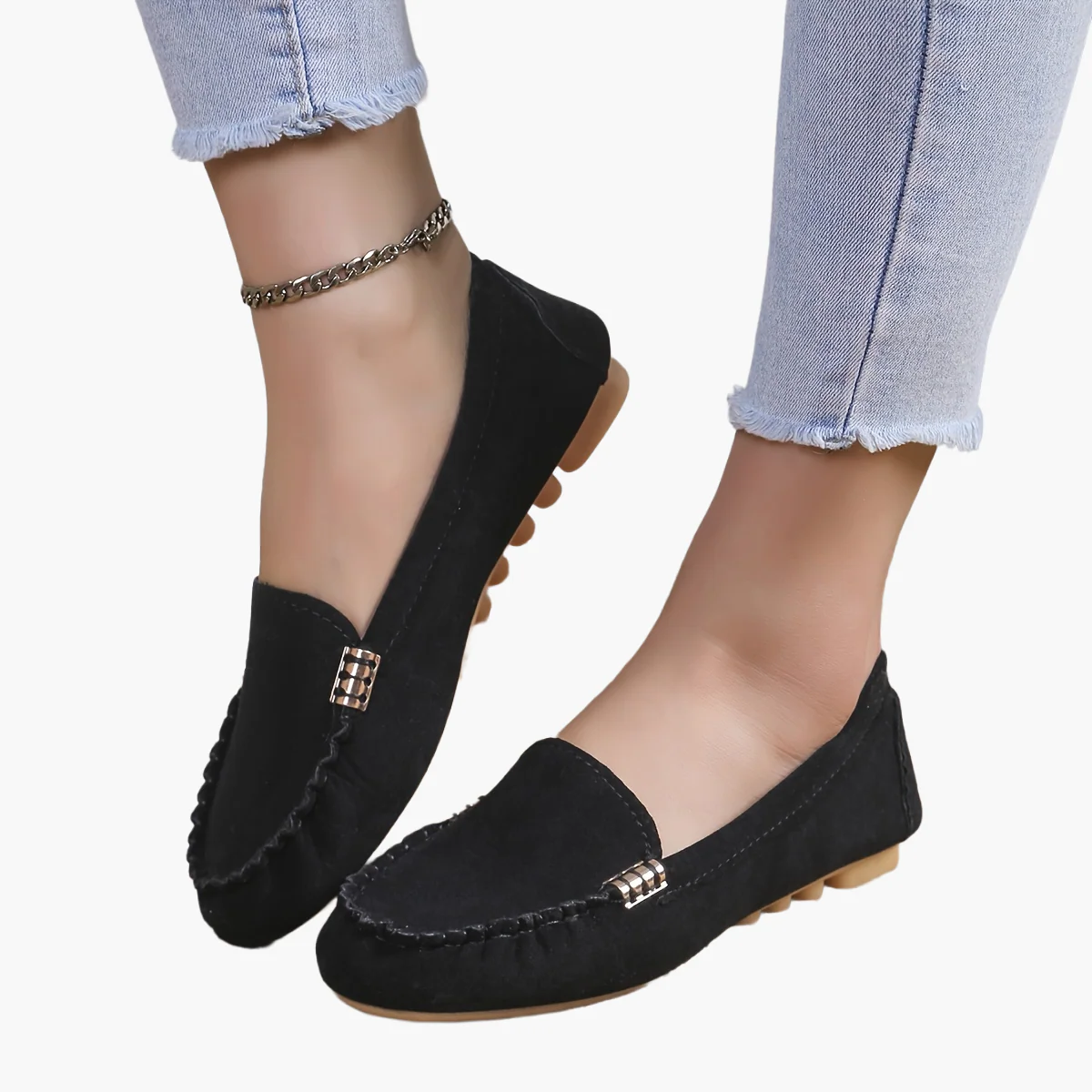 Mocassins décontractés pour femme style bateau confort urbain - Image 16