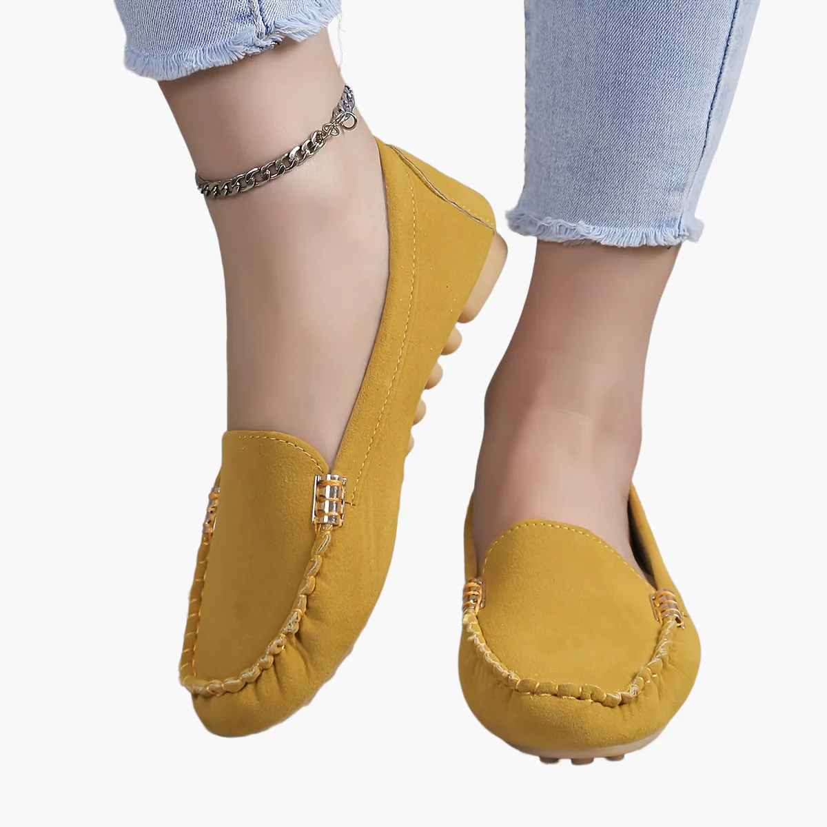Mocassins décontractés pour femme style bateau confort urbain - Image 17