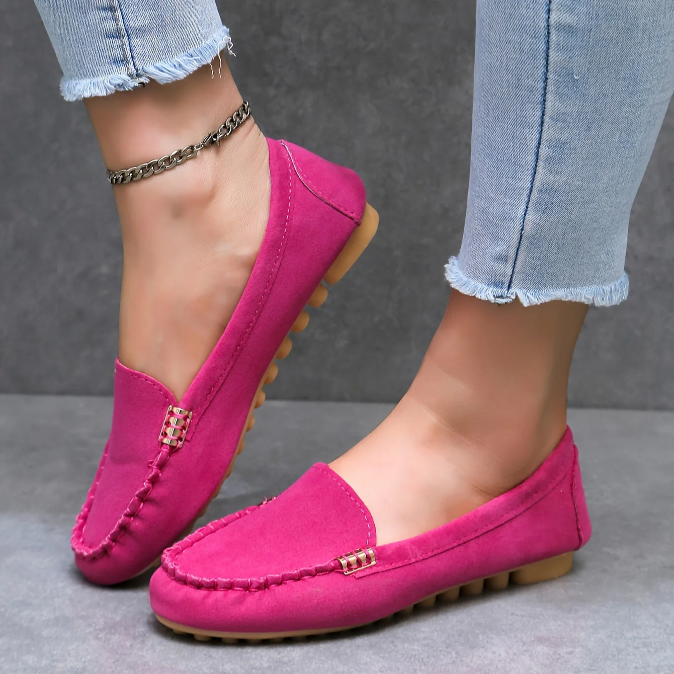 Mocassins décontractés pour femme style bateau confort urbain - Image 2