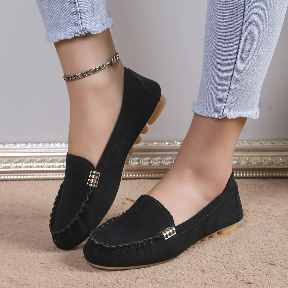 Mocassins décontractés pour femme style bateau confort urbain - Image 6