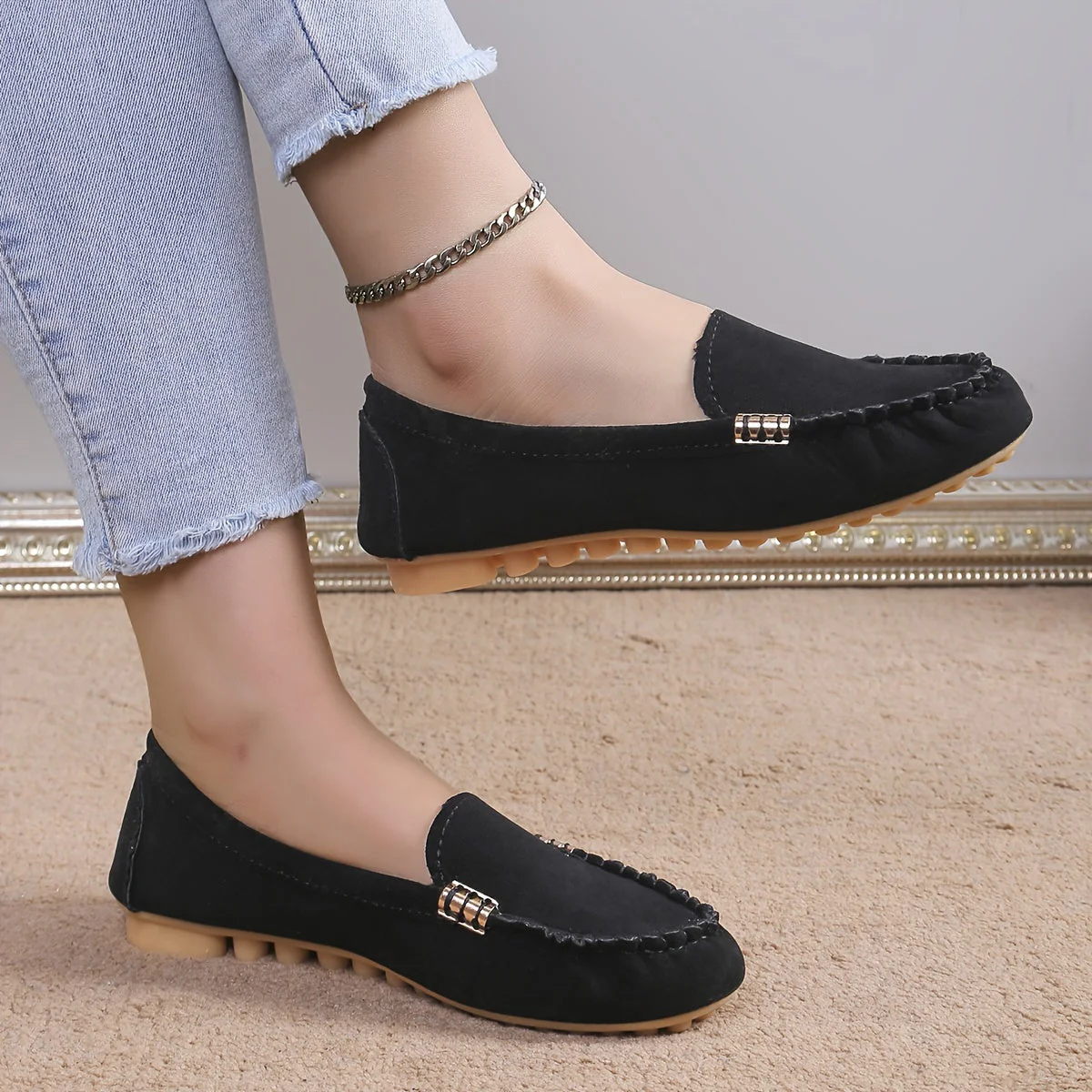 Mocassins décontractés pour femme style bateau confort urbain - Image 7