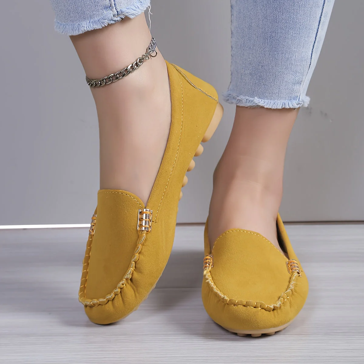 Mocassins décontractés pour femme style bateau confort urbain - Image 8