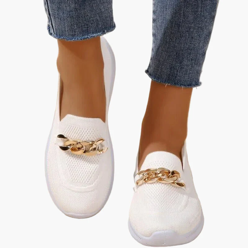 Mocassins sport femme à chaîne élégante pour confort quotidien et marche - Image 7