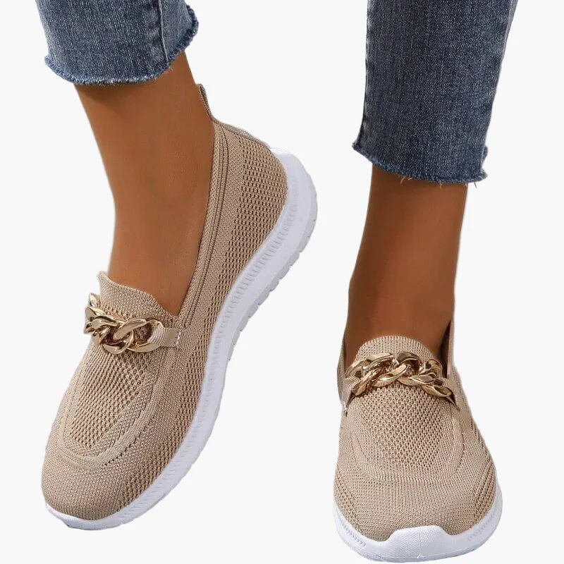 Mocassins sport femme à chaîne élégante pour confort quotidien et marche - Image 8