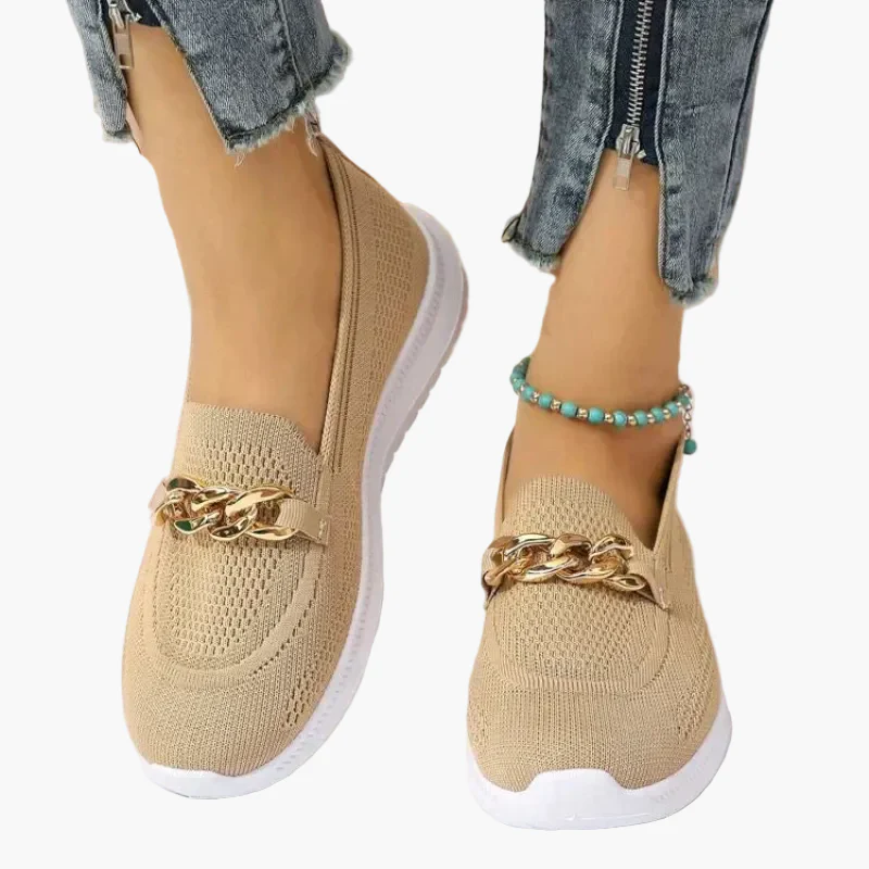 Mocassins sport femme à chaîne élégante pour confort quotidien et marche - Image 9