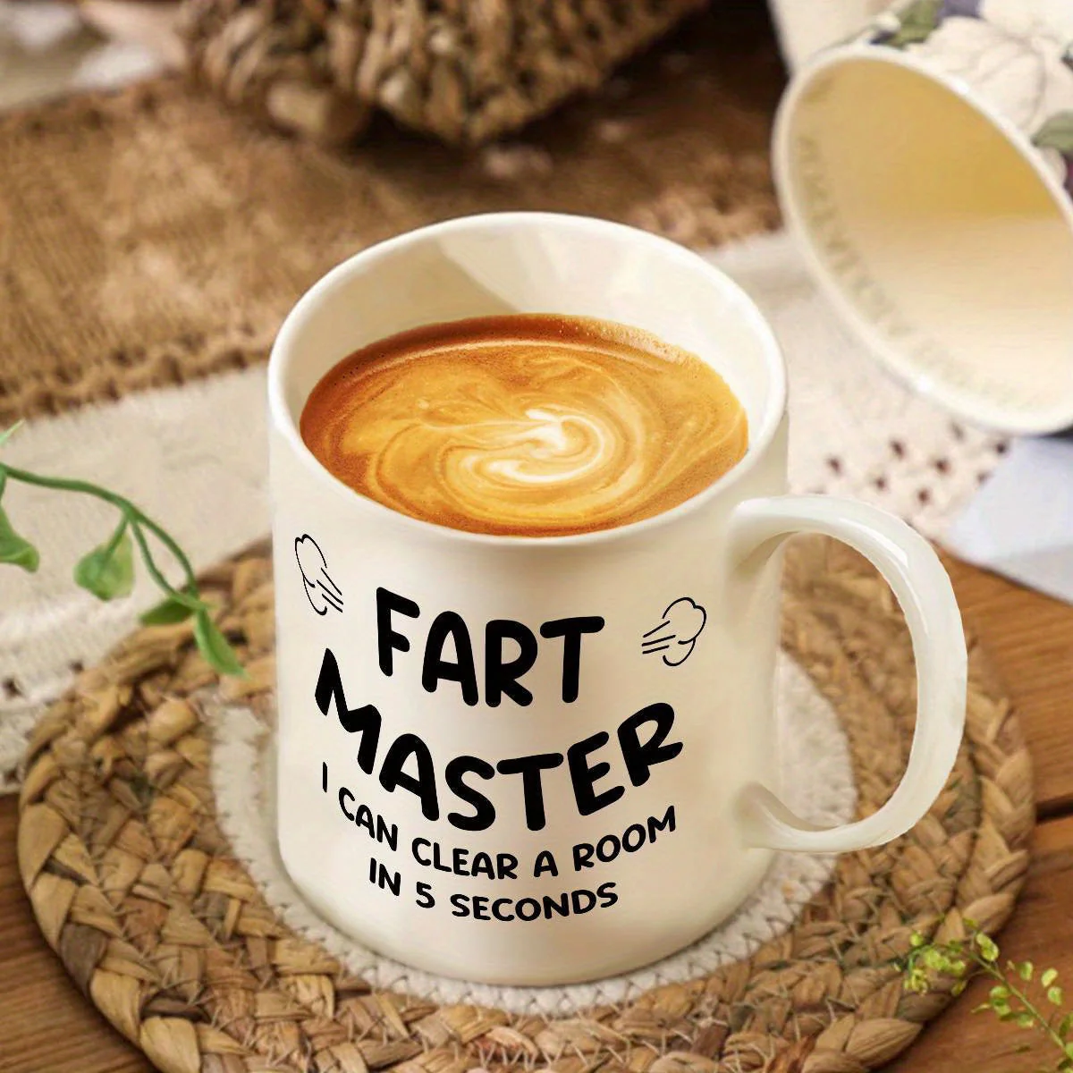 Mug humoristique homme – Fart Master, tasse à café amusante, cadeau original pour amateur de blagues - Image 3