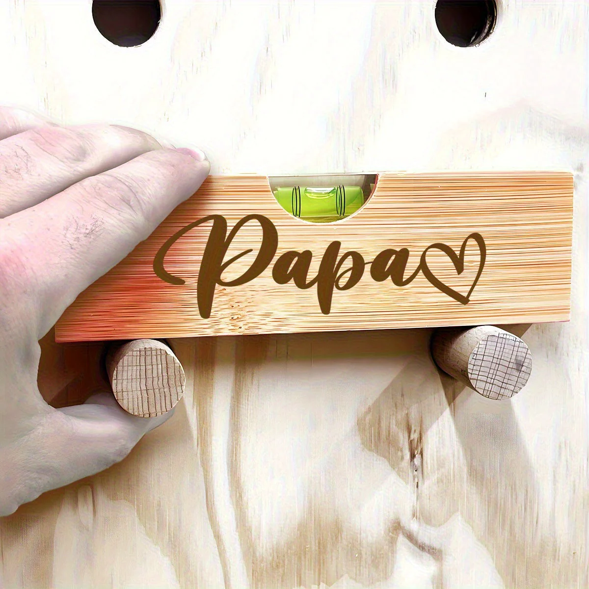 Niveau à bulle et décapsuleur personnalisé pour homme – Style atelier et cadeau pour Papa - Image 6