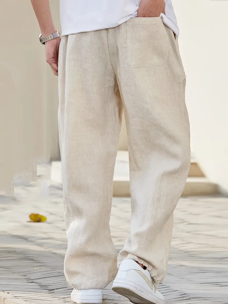 Pantalon ample baggy homme style urbain décontracté pour loisirs et sorties - Image 3