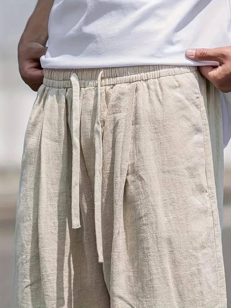 Pantalon ample baggy homme style urbain décontracté pour loisirs et sorties - Image 4