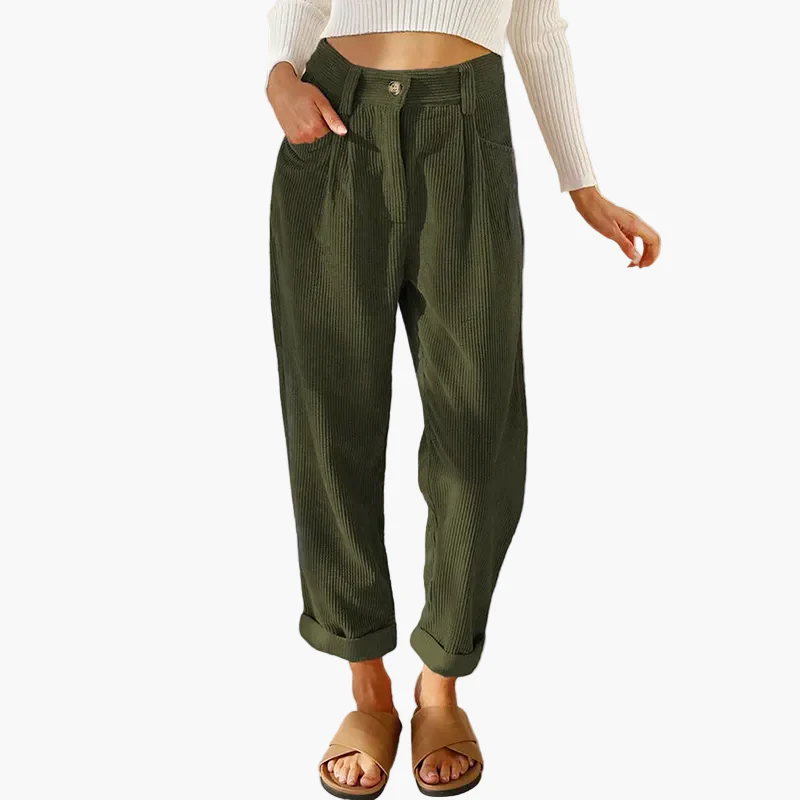 Pantalon ample taille haute femme style décontracté chic pour usage quotidien - Image 6