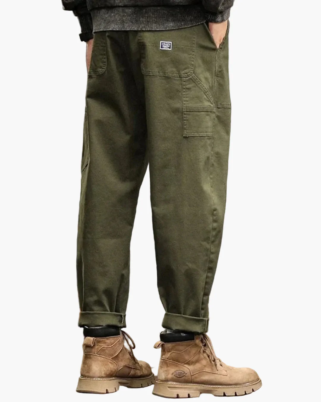 Pantalon cargo décontracté homme style vintage utilitaire pour tous les jours - Image 2