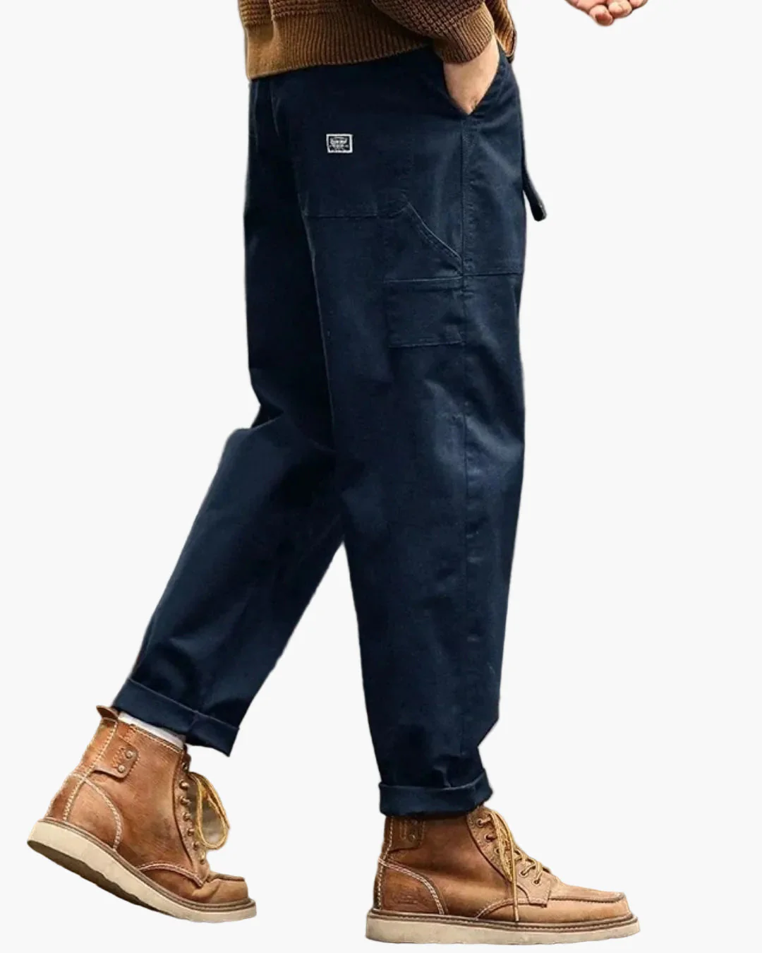 Pantalon cargo décontracté homme style vintage utilitaire pour tous les jours - Image 4