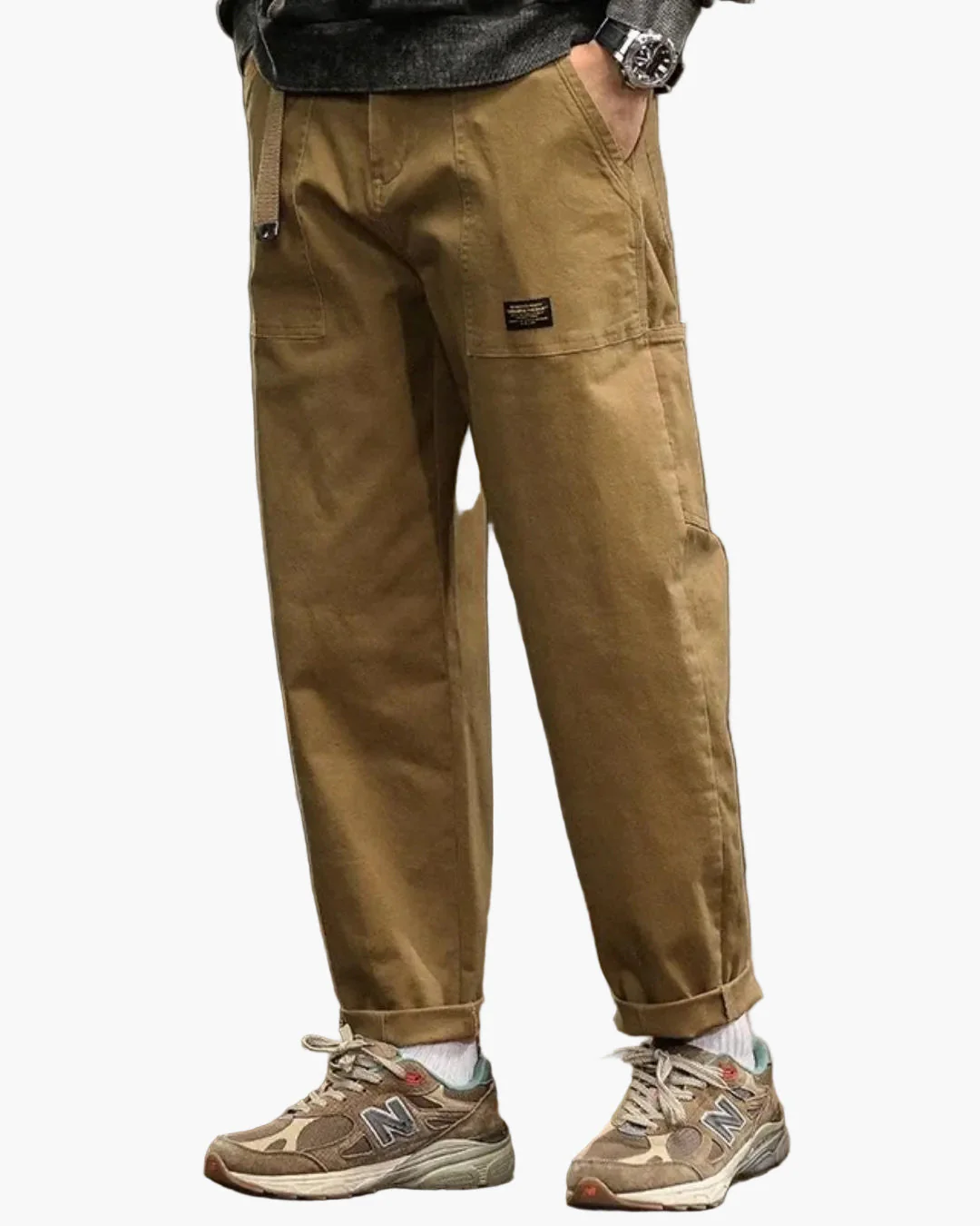 Pantalon cargo décontracté homme style vintage utilitaire pour tous les jours - Image 6