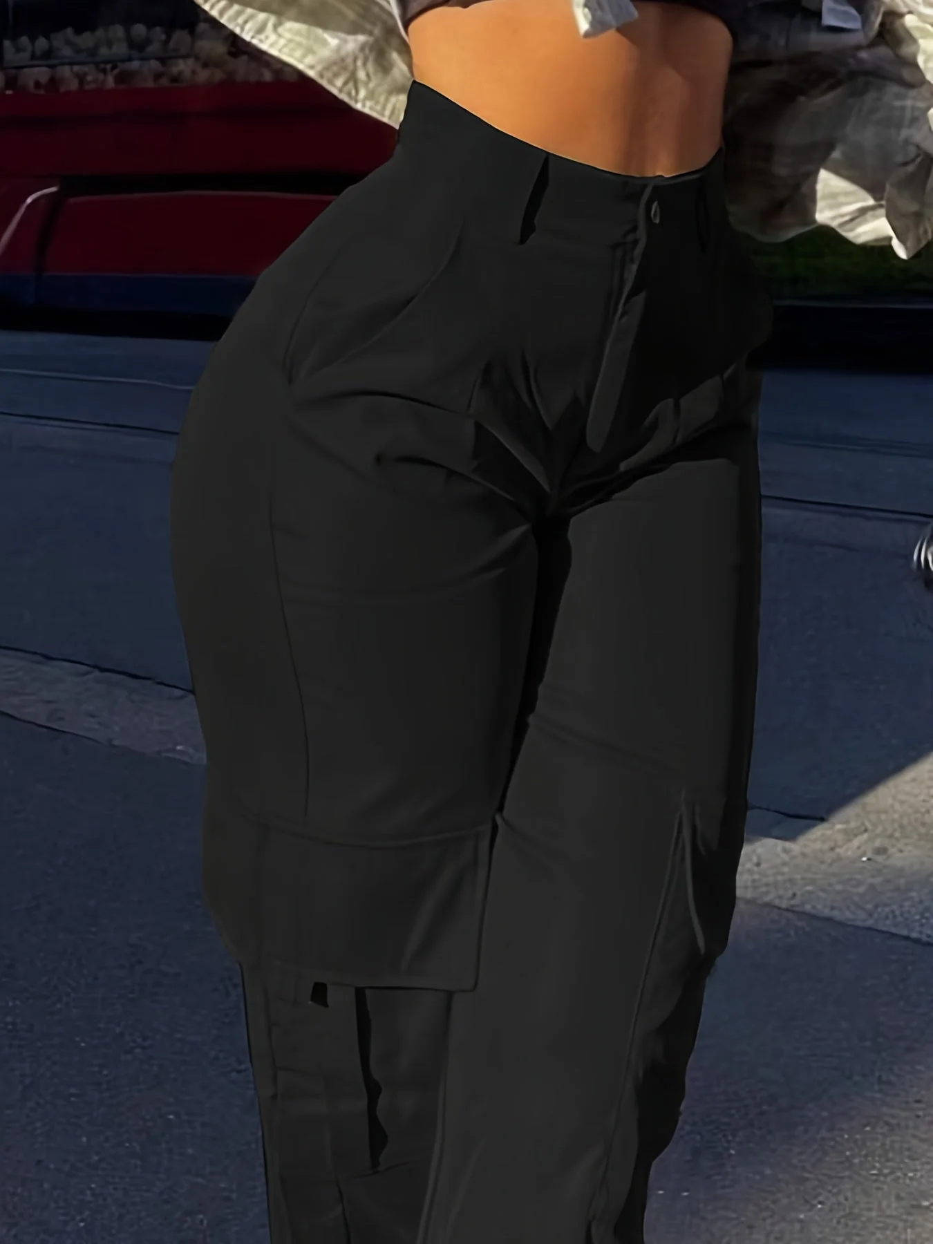 Pantalon cargo femme style Y2K décontracté urbain pour printemps et été - Image 4