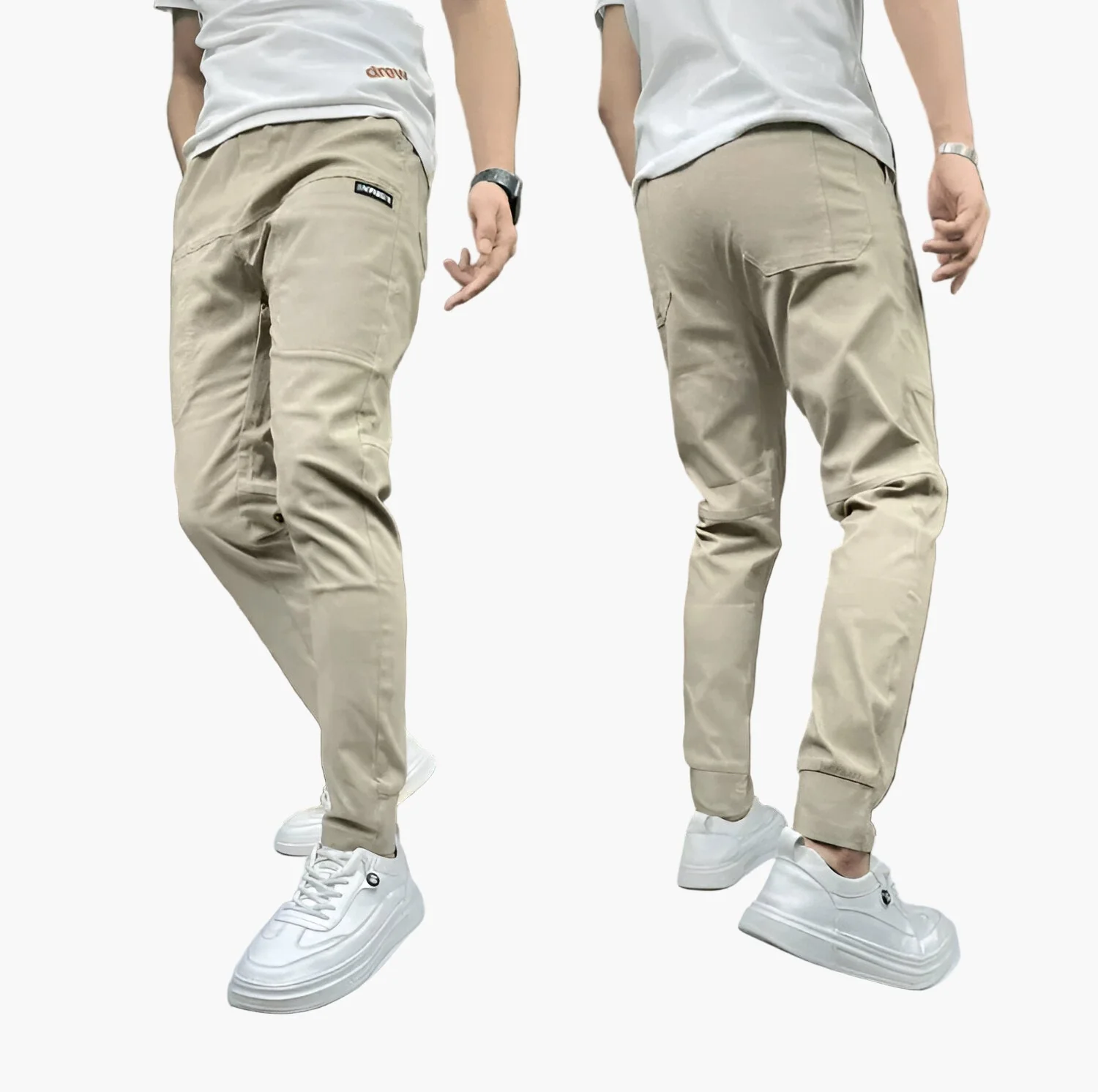 Pantalon cargo stretch premium pour homme – Style urbain polyvalent et confort ultime - Image 3