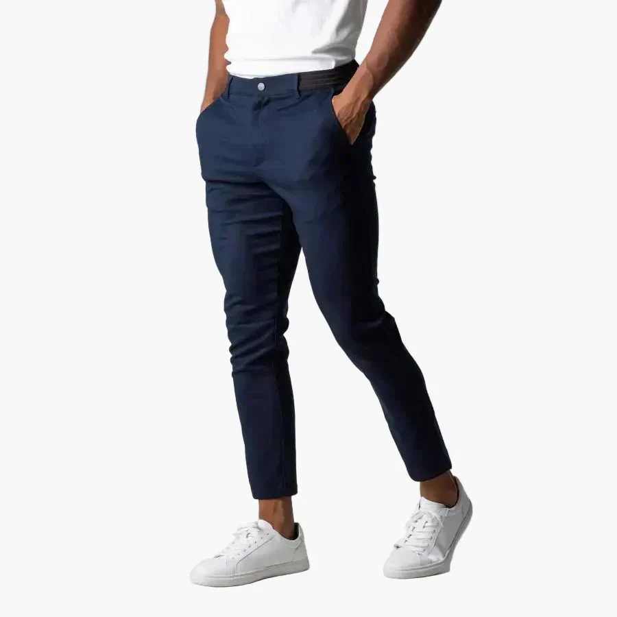 Pantalon chino slim pour homme, style urbain et élégant, idéal bureau et sorties - Image 10