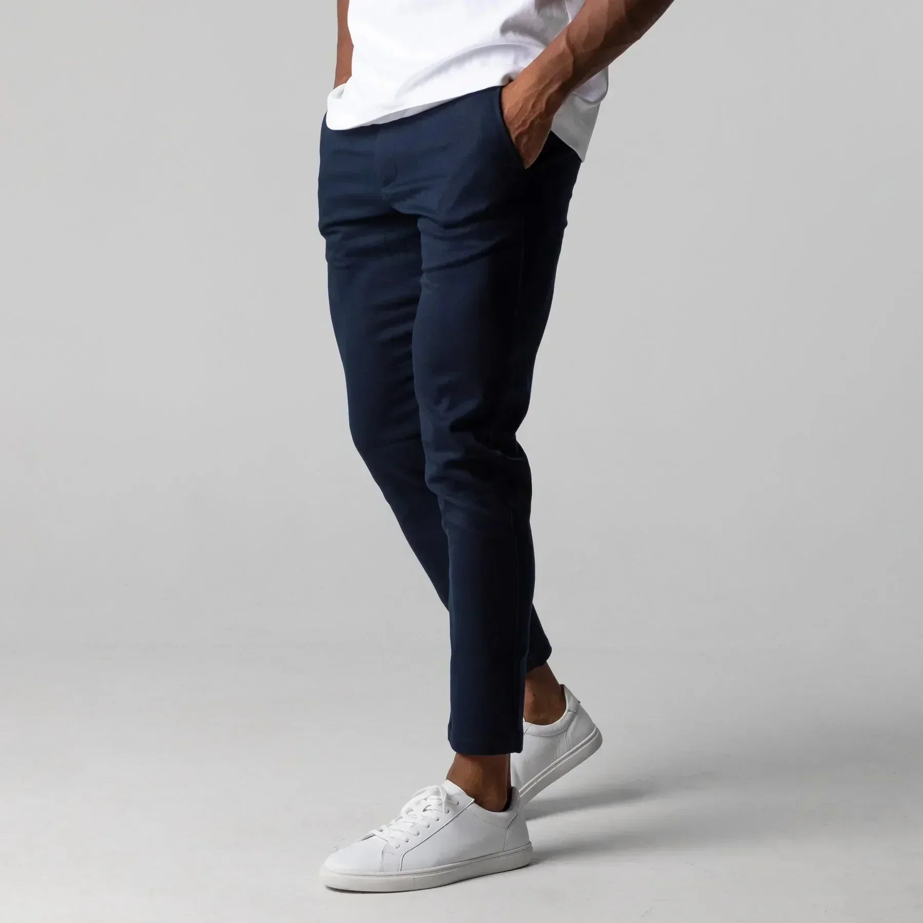 Pantalon chino slim pour homme, style urbain et élégant, idéal bureau et sorties - Image 11