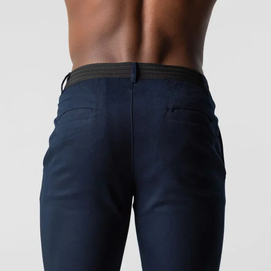 Pantalon chino slim pour homme, style urbain et élégant, idéal bureau et sorties - Image 8