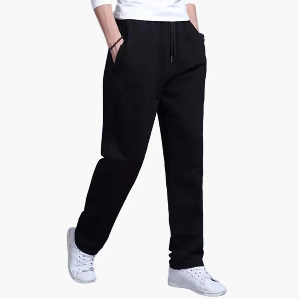Pantalon de survêtement homme coupe droite confortable style quotidien et sport - Image 2