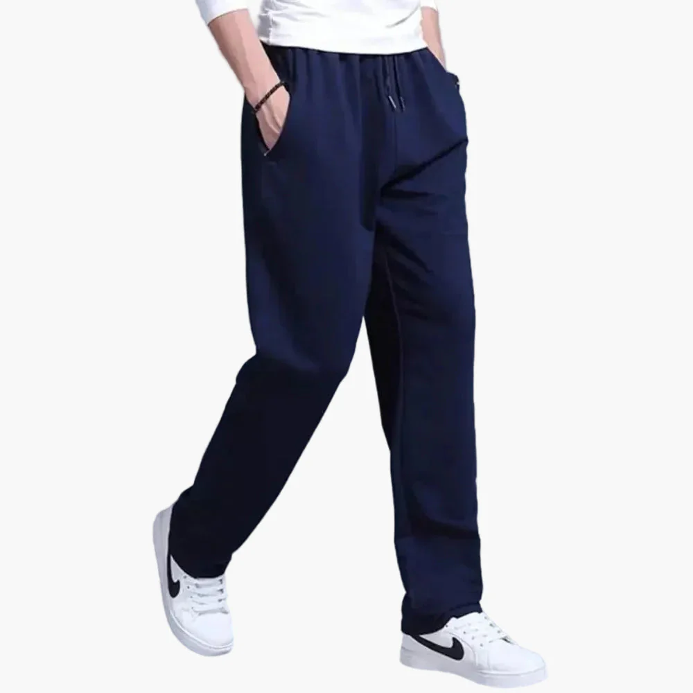 Pantalon de survêtement homme coupe droite confortable style quotidien et sport - Image 3