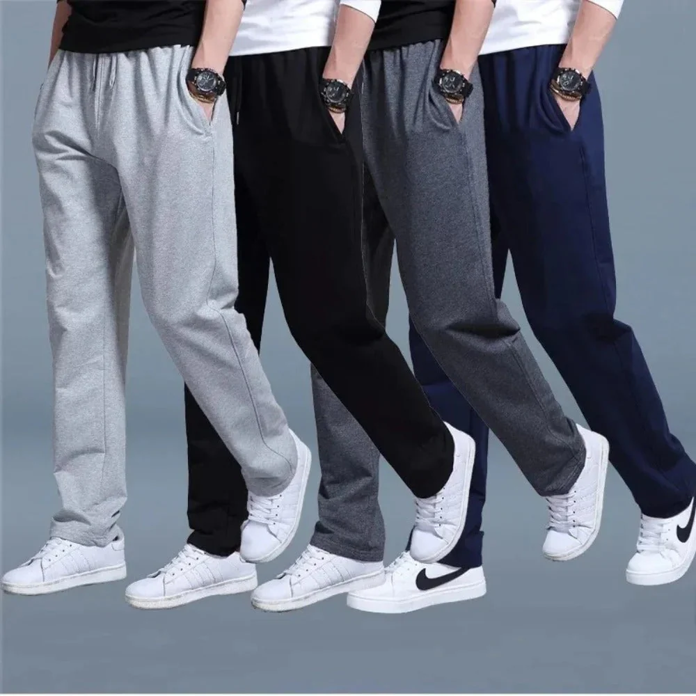 Pantalon de survêtement homme coupe droite confortable style quotidien et sport - Image 5