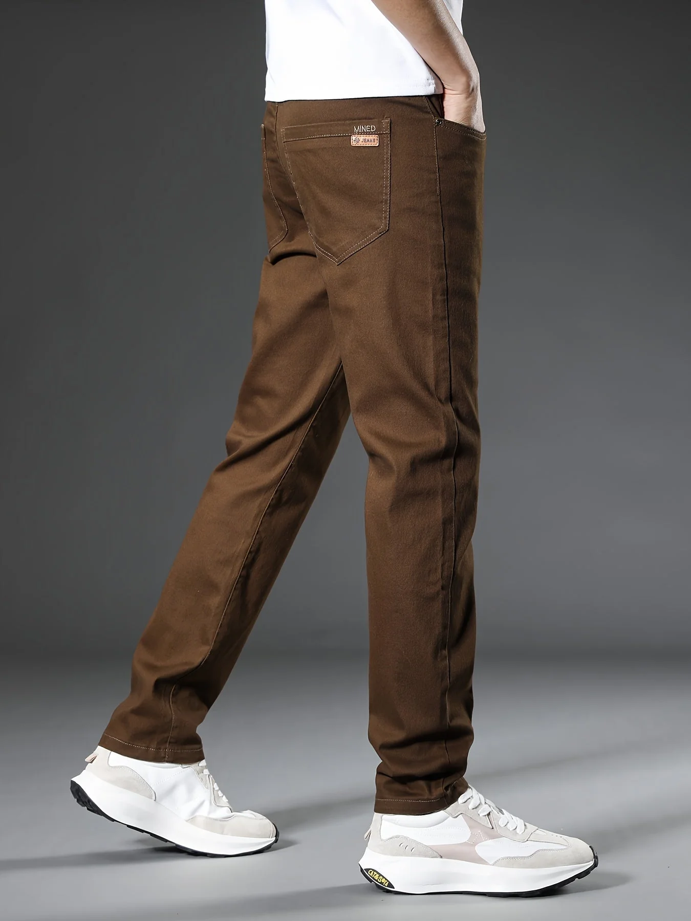 Pantalon décontracté homme ajusté style urbain pour le quotidien et le travail - Image 3