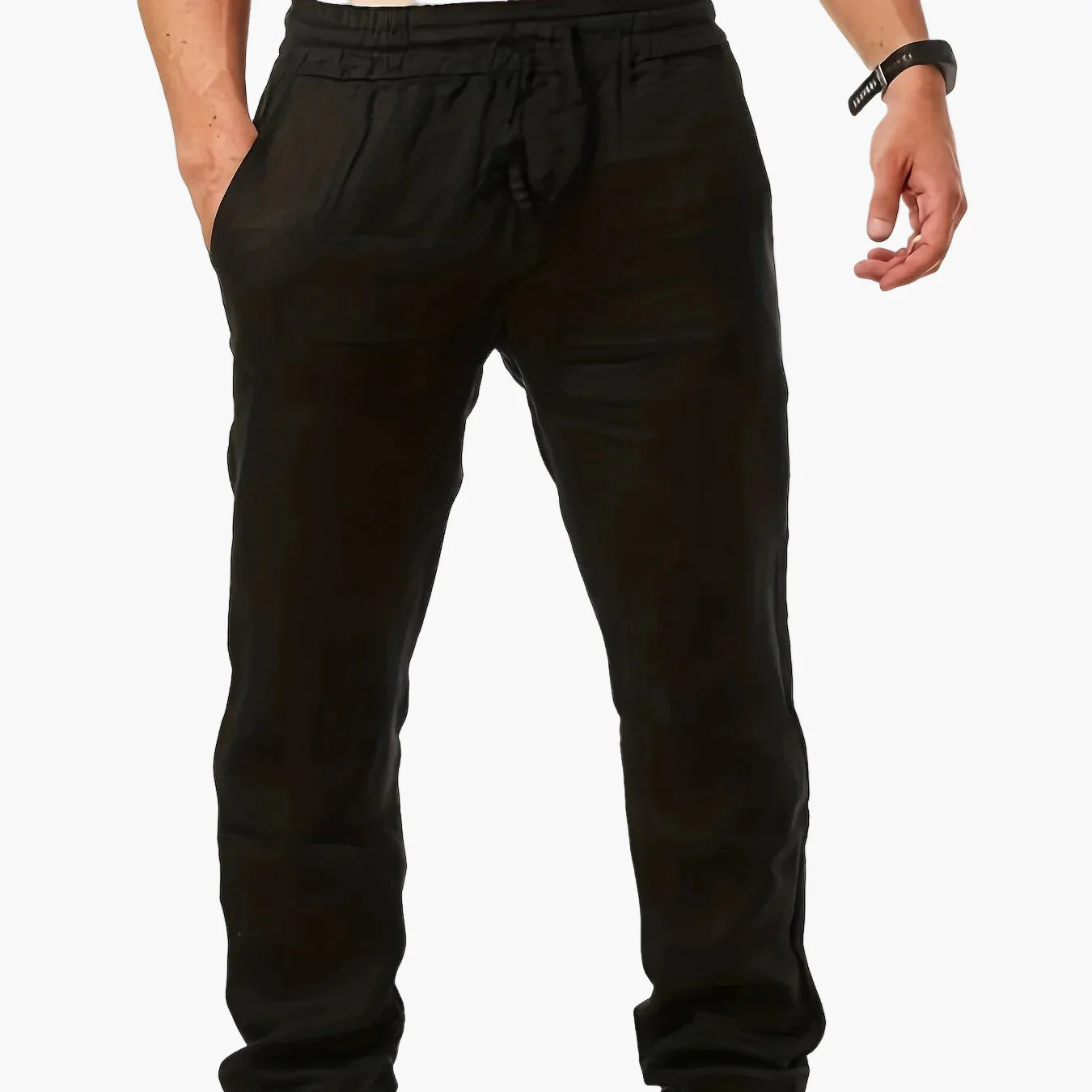 Pantalon décontracté homme style jogging à jambes droites pour l'été - Image 11