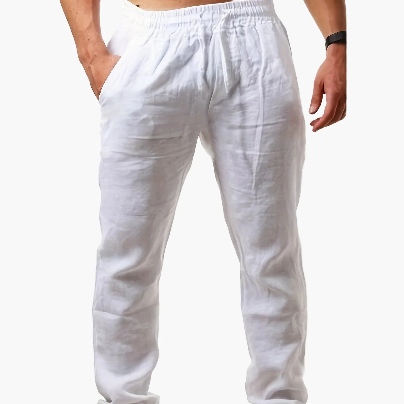 Pantalon décontracté homme style jogging à jambes droites pour l'été - Image 12