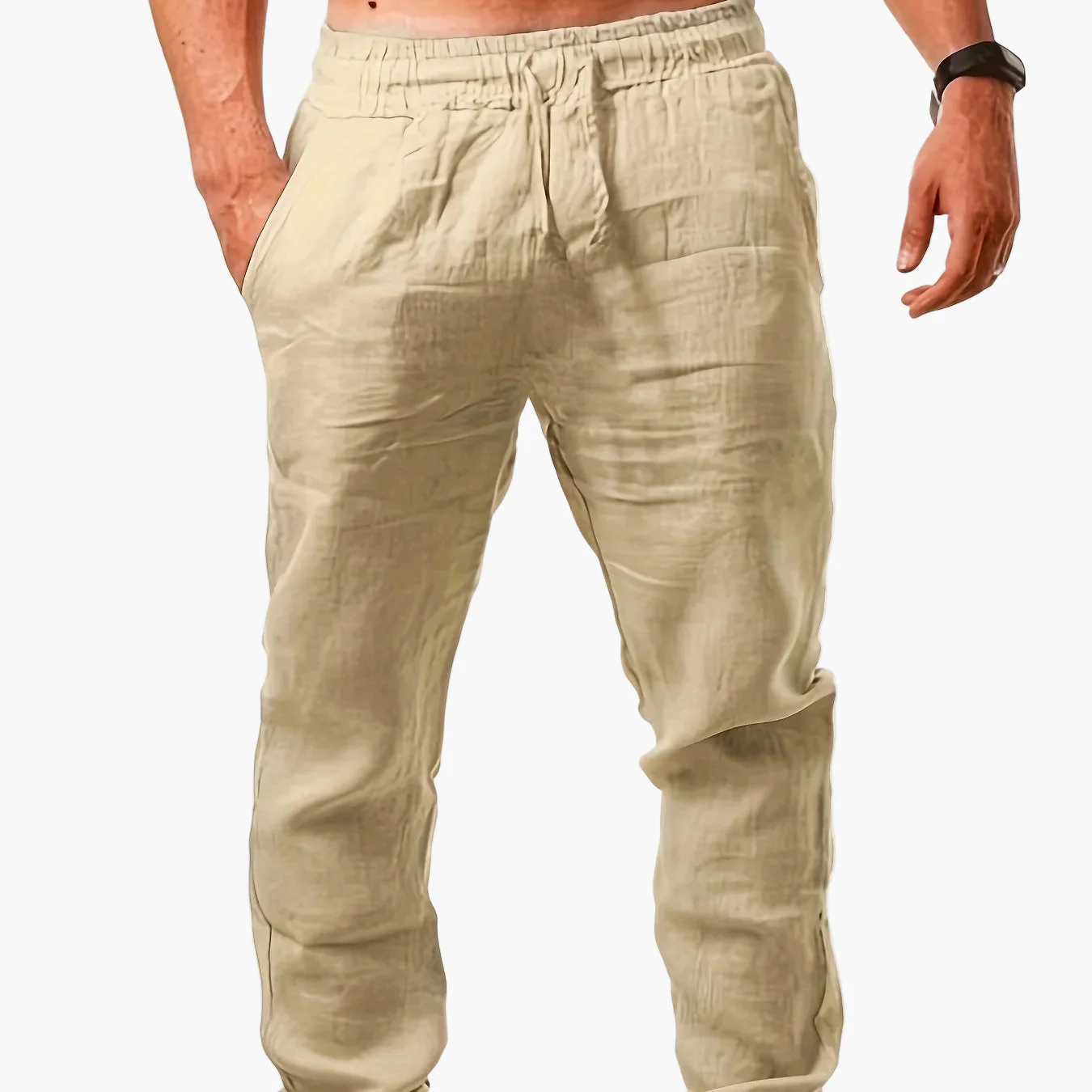 Pantalon décontracté homme style jogging à jambes droites pour l'été - Image 13