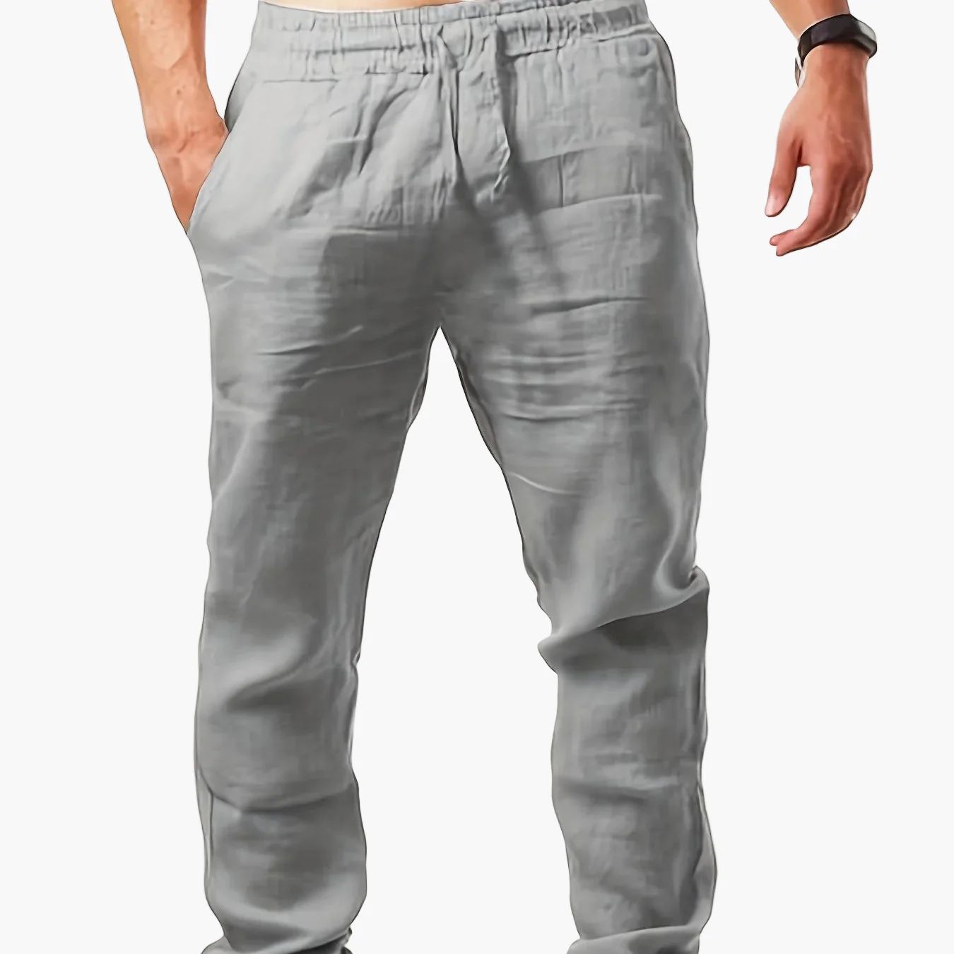 Pantalon décontracté homme style jogging à jambes droites pour l'été - Image 16