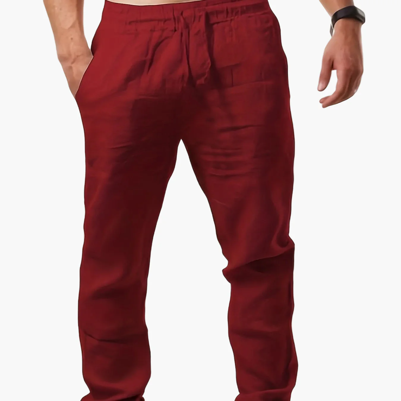 Pantalon décontracté homme style jogging à jambes droites pour l'été - Image 17