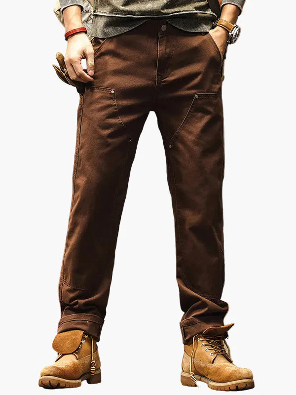 Pantalon droit utilitaire pour homme style workwear robuste, usage quotidien ou extérieur - Image 13