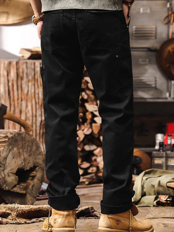 Pantalon droit utilitaire pour homme style workwear robuste, usage quotidien ou extérieur - Image 6