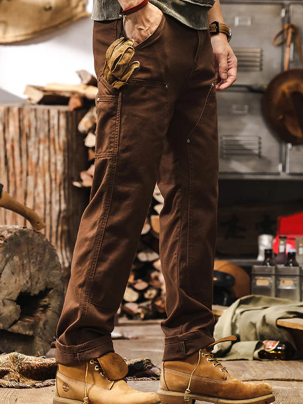 Pantalon droit utilitaire pour homme style workwear robuste, usage quotidien ou extérieur - Image 7