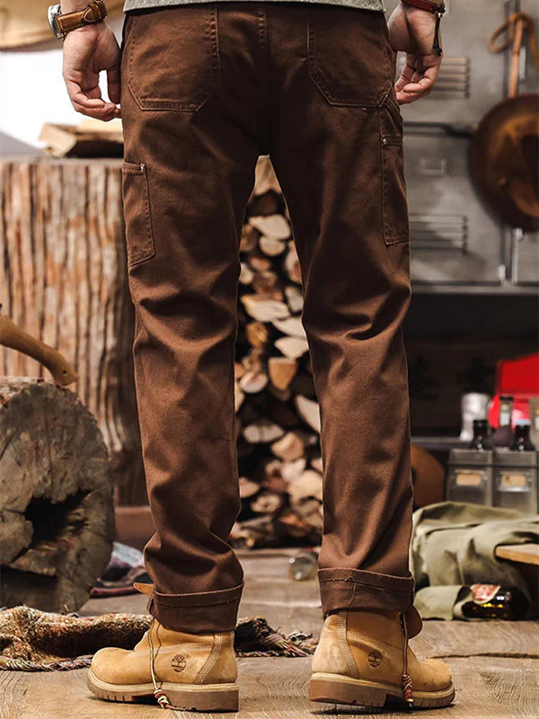 Pantalon droit utilitaire pour homme style workwear robuste, usage quotidien ou extérieur - Image 8