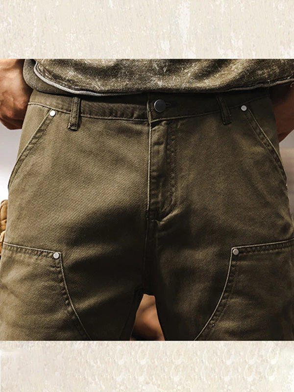 Pantalon droit utilitaire pour homme style workwear robuste, usage quotidien ou extérieur - Image 9
