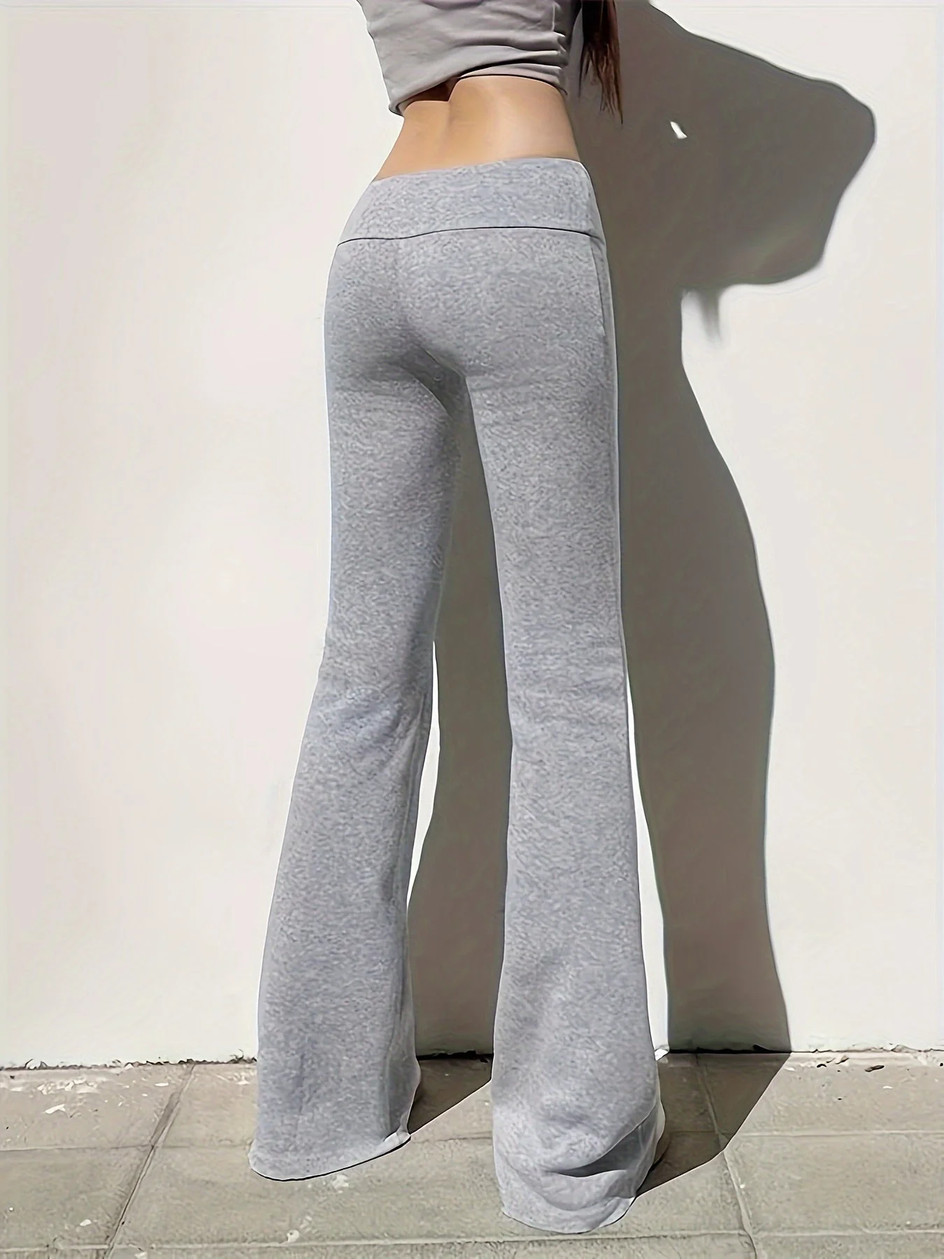 Pantalon évasé taille haute femme style décontracté pour le printemps et l'été - Image 6