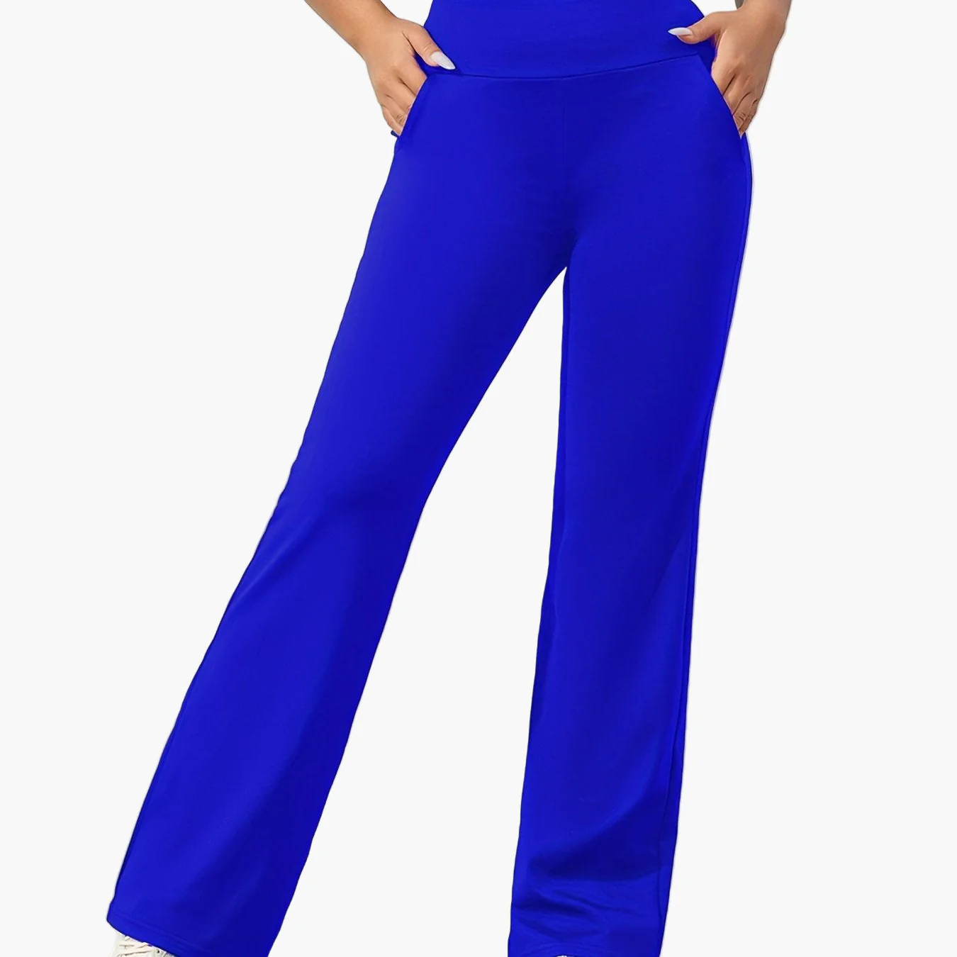 Pantalon évasé de yoga femme style moderne pour sport et détente - Image 4