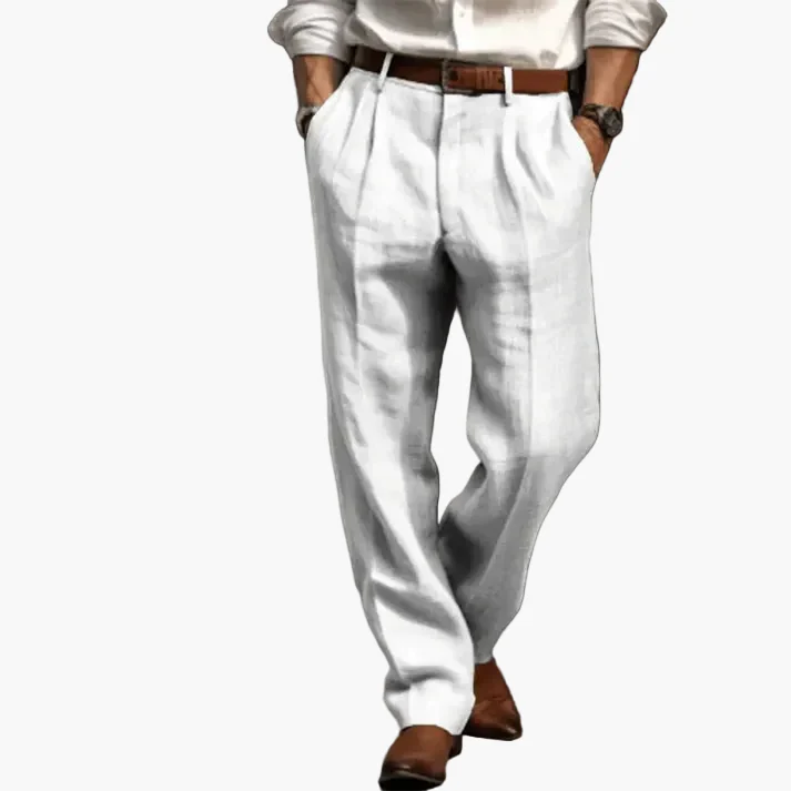 Pantalon habillé classique pour homme style business et élégant - Image 2