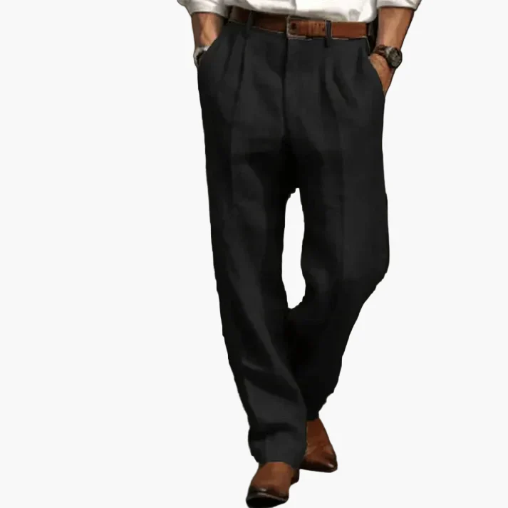 Pantalon habillé classique pour homme style business et élégant - Image 3