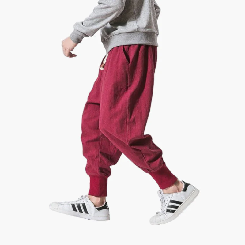 Pantalon harem décontracté homme style urbain pour loisirs et détente - Image 5