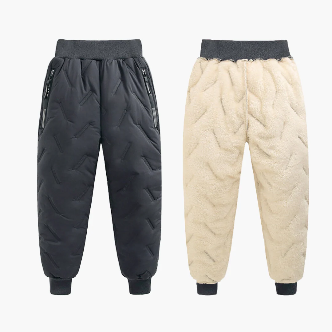 Pantalon d'hiver chaud imperméable pour enfants – Style outdoor, idéal pour activités hivernales - Image 14