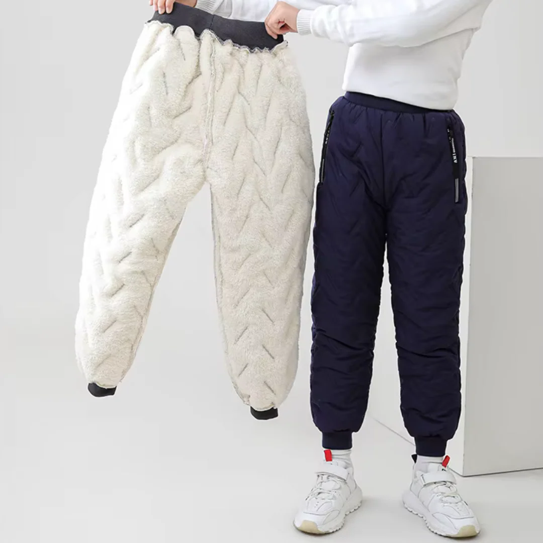 Pantalon d'hiver chaud imperméable pour enfants – Style outdoor, idéal pour activités hivernales - Image 15