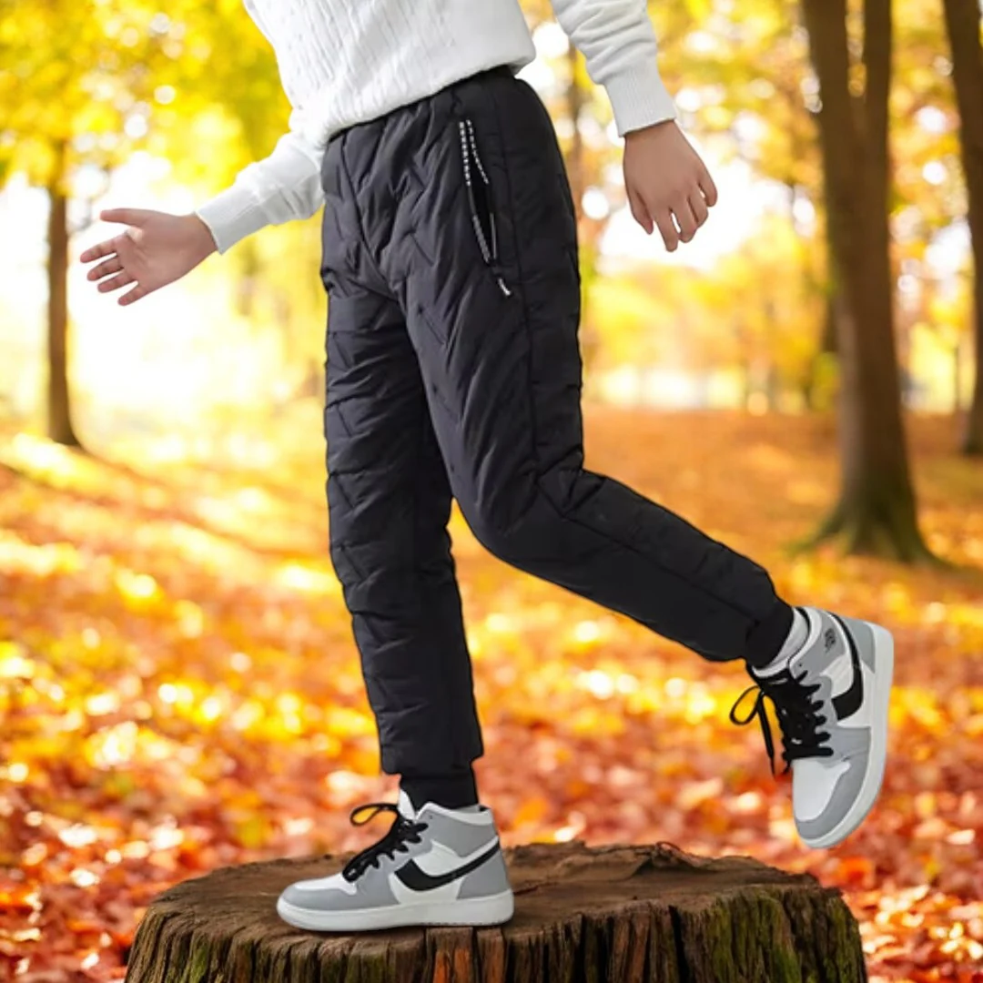 Pantalon d'hiver chaud imperméable pour enfants – Style outdoor, idéal pour activités hivernales - Image 16