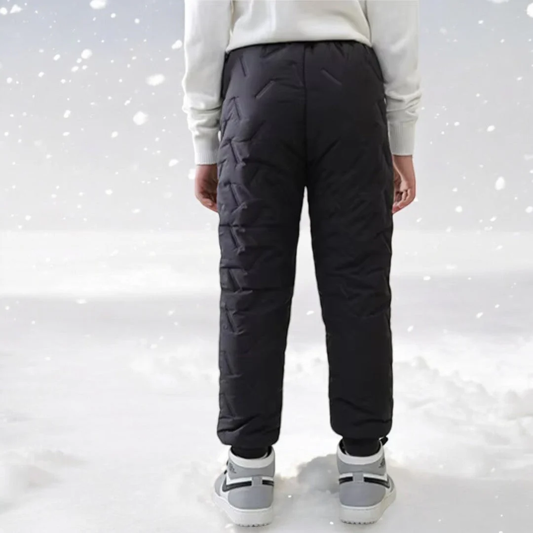 Pantalon d'hiver chaud imperméable pour enfants – Style outdoor, idéal pour activités hivernales - Image 17