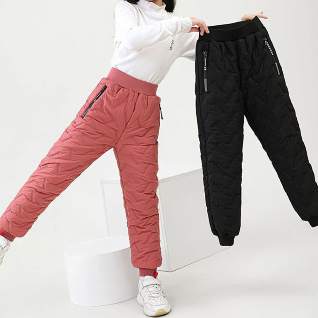 Pantalon d'hiver chaud imperméable pour enfants – Style outdoor, idéal pour activités hivernales - Image 18